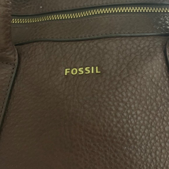 Genuine Leather Fossil Weekend Bag - Picture 2 of 6